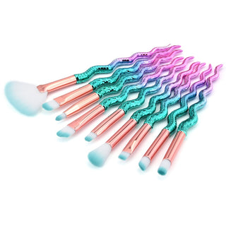 10 pcs makeup brushes Foundation eyebrow eyeliner cosmetic makeup concealer...